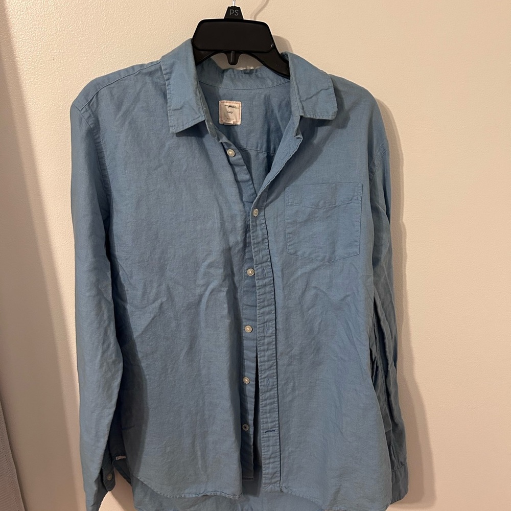 Gap Men’s Large button down like new